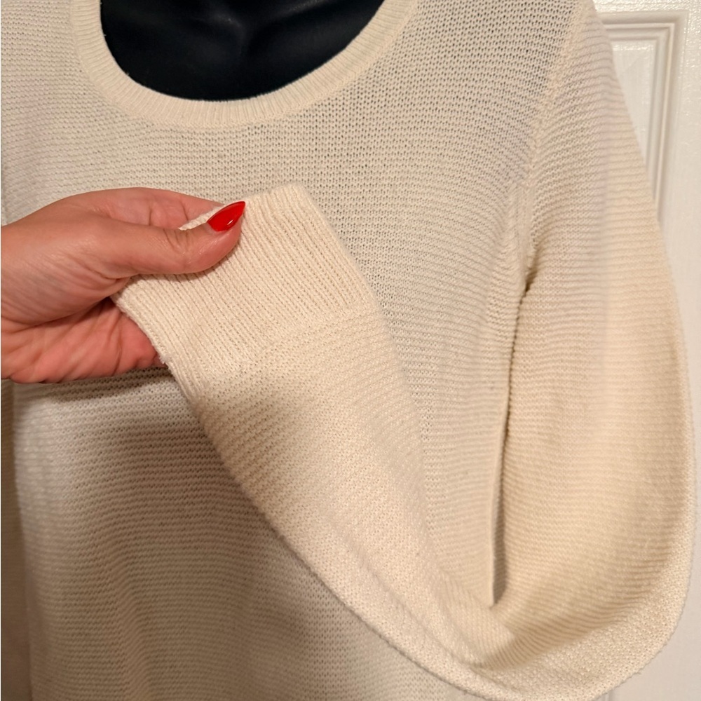 Madewell Women's Classic Cream Sweater - Picture 5 of 7